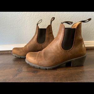 *BLUNDSTONE* 1673 Heeled Boot - Antique Brown